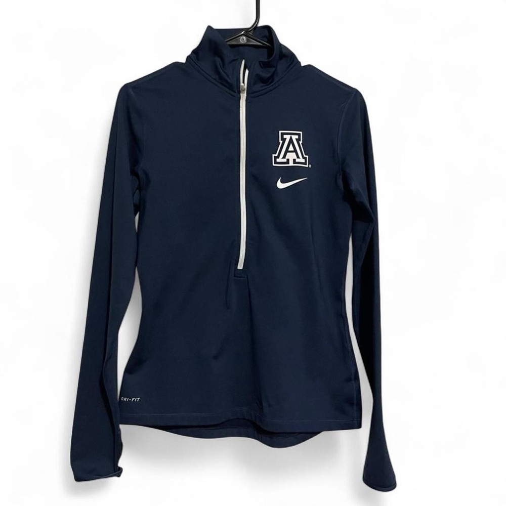 Arizona Wildcats Nike Women's Dark Blue Quarter-Zip Sweatshirt